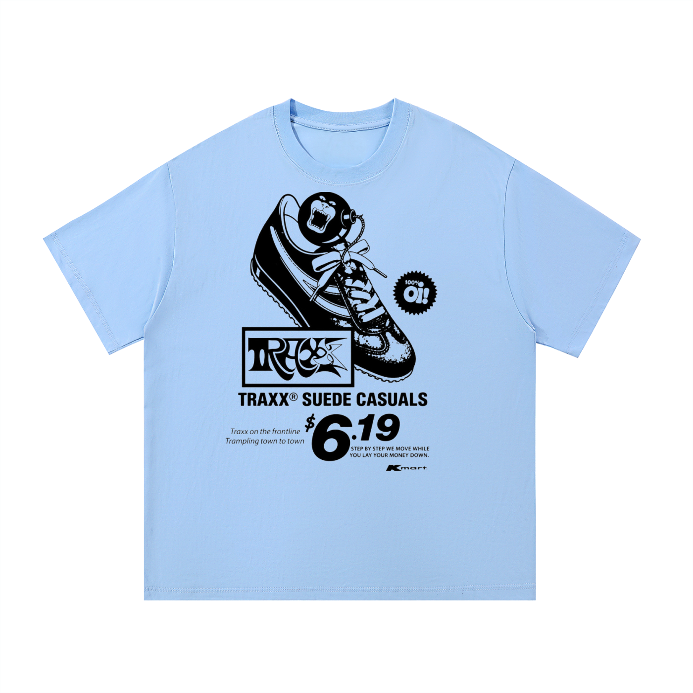 Traxx Suede Casuals ss Tee