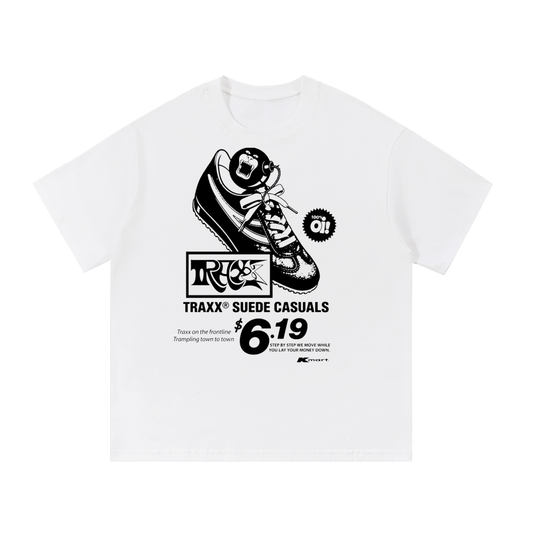 Traxx Suede Casuals ss Tee