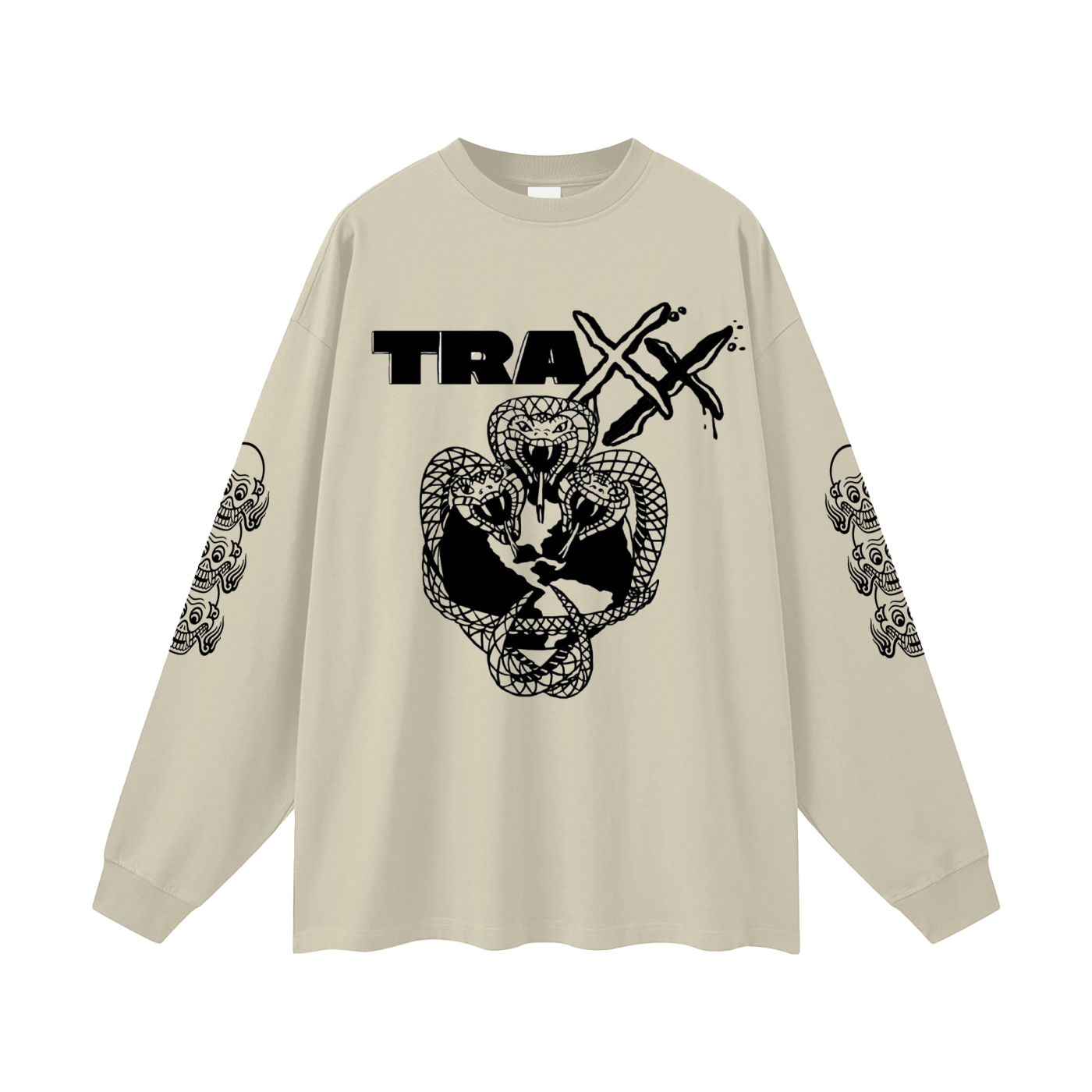 Snake Logo Oversized Unisex Long Sleeve T-Shirt