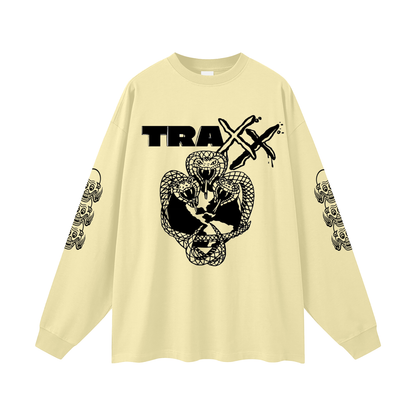 Snake Logo Oversized Unisex Long Sleeve T-Shirt