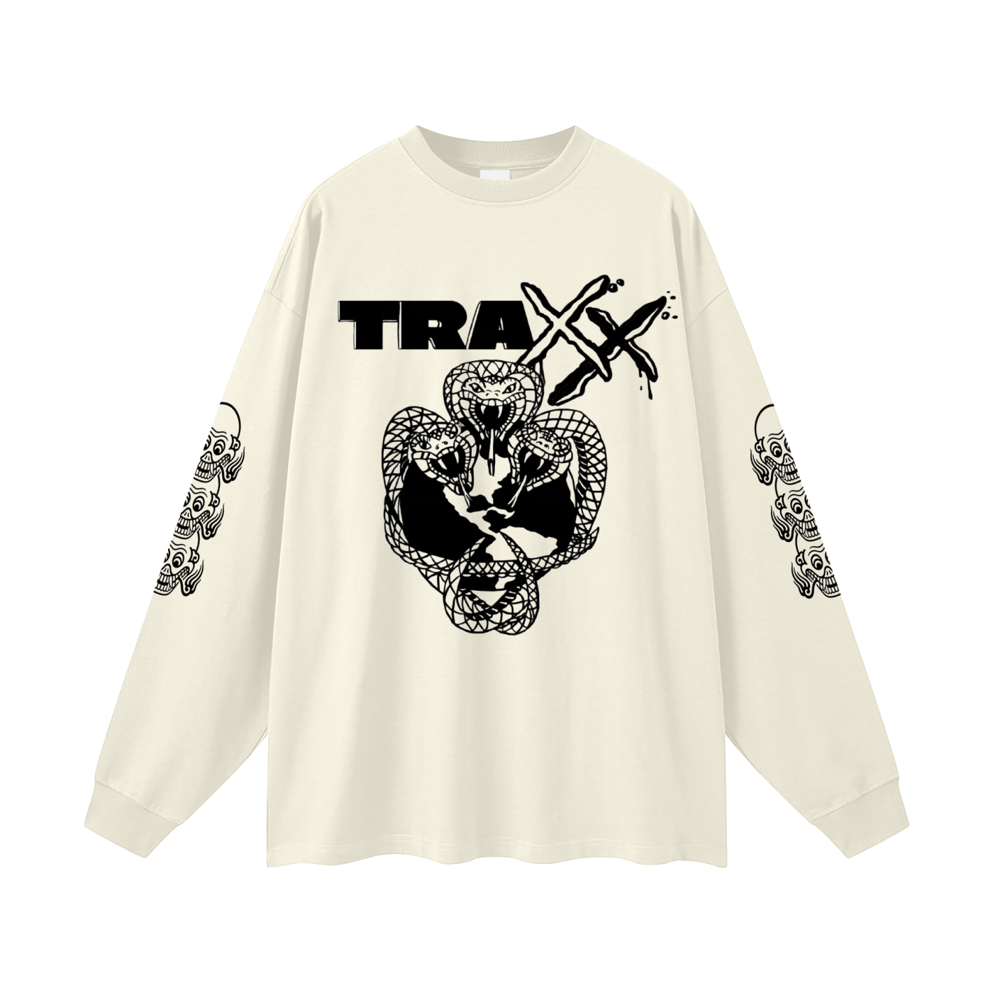 Snake Logo Oversized Unisex Long Sleeve T-Shirt