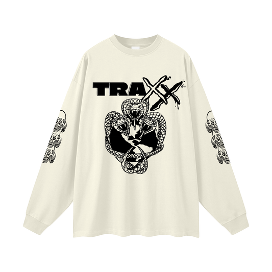 Snake Logo Oversized Unisex Long Sleeve T-Shirt