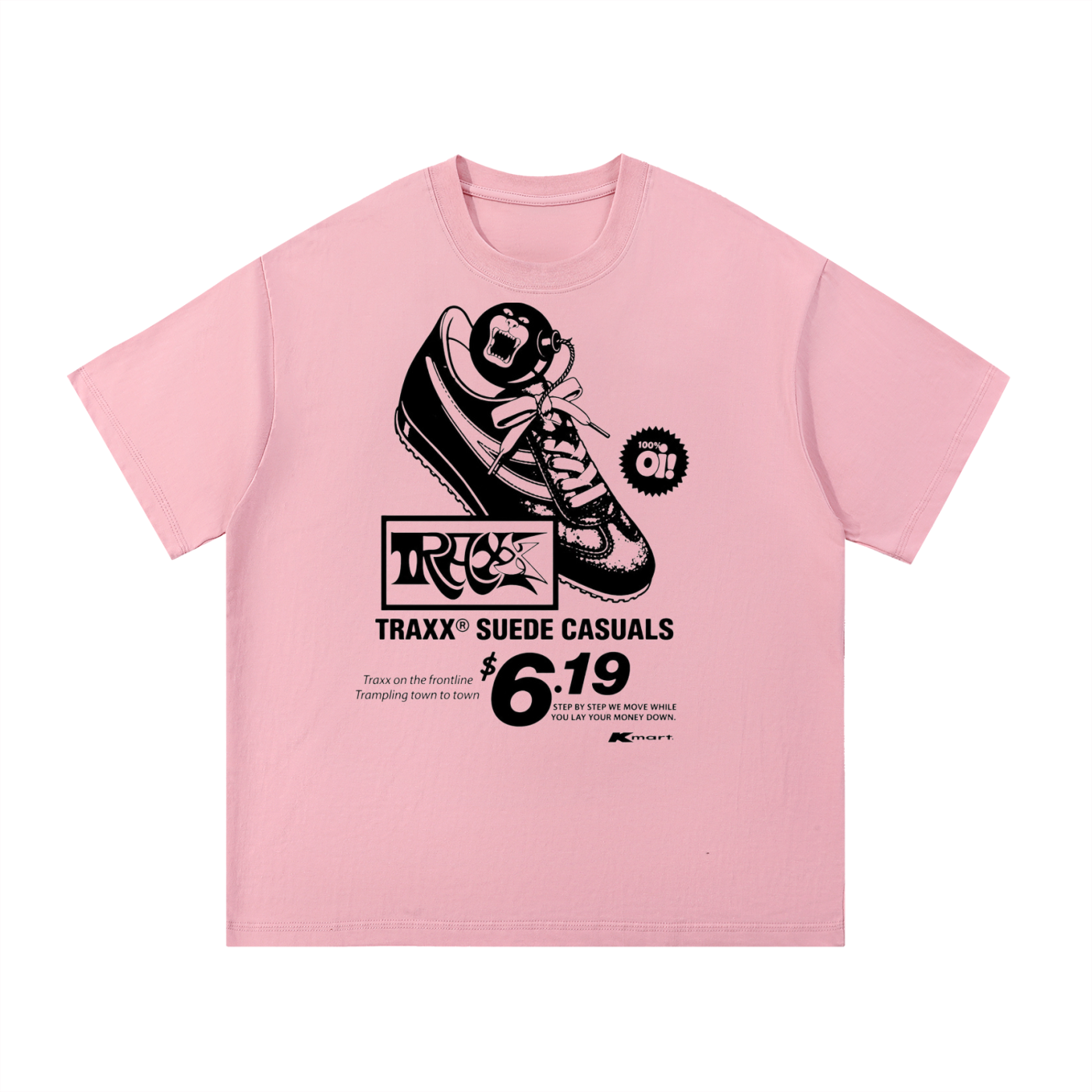 Traxx Suede Casuals ss Tee