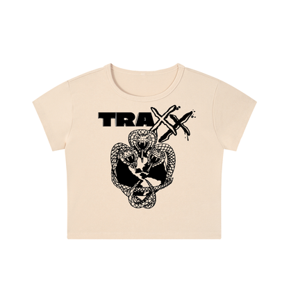 Snake Logo Crop Top (women's fit)