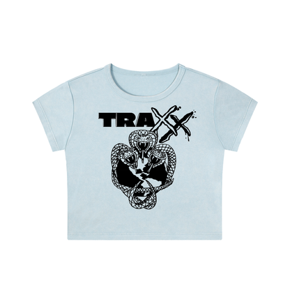 Snake Logo Crop Top (women's fit)