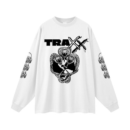Snake Logo Oversized Unisex Long Sleeve T-Shirt